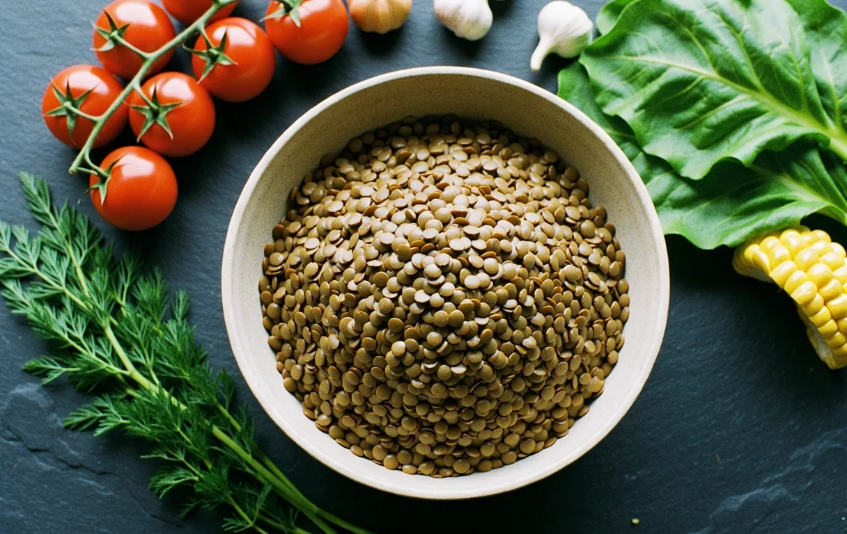 Whole grains and legumes